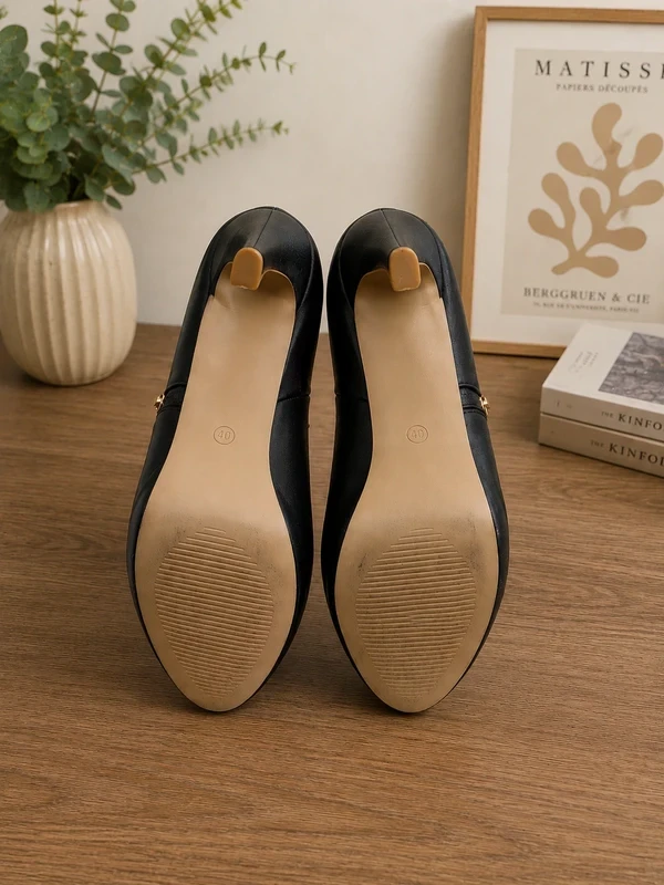 hakken schoenen 🌹40🌹zwart en goud – photo 5